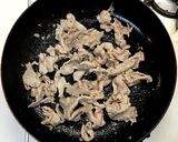 豚肉とゴボウの甘辛味噌ポン酢炒め作り方2写真