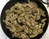 豚肉とゴボウの甘辛味噌ポン酢炒め作り方4写真