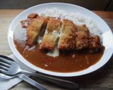 とろ～りチーズがあふれだす♪カツカレー！作り方3写真