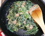 15分ランチ☆ほうれん草のクリームパスタ作り方4写真