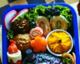 フランケンとおばけちゃんのハロウィン弁当作り方5写真
