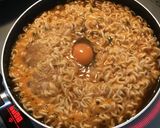 玉子でまろやか辛ラーメン作り方2写真