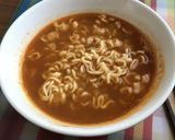 玉子でまろやか辛ラーメン作り方3写真