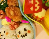 お弁当に りんごでジャックオランタン♪作り方4写真