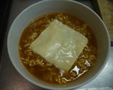 トマたまチーズ辛ラーメン作り方7写真