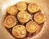 レンコンの挽肉はさみ焼き作り方8写真
