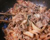 豚キムチ丼。作り方3写真