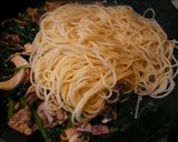 ♪ほうれん草ときのこのスパゲッティー♬作り方4写真