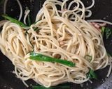 簡単美味しいイカの塩辛パスタ♪作り方10写真