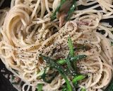 簡単美味しいイカの塩辛パスタ♪作り方11写真