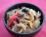 豚バラ肉としめじのふんわりしぐれ煮作り方5写真