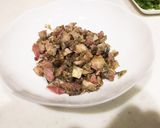 炭火焼鳥入りチャーハン作り方1写真
