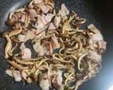 疲労回復♪キノコ豚レタス炒飯作り方2写真