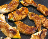 簡単♡かぼちゃの肉巻き♡オイマヨ焼き♡作り方4写真