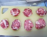 簡単♪豚コマで一口トンカツ☆作り方1写真