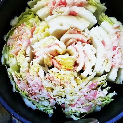 ミルフィーユ鍋 ど定番 白菜のミルフィーユ鍋 ／ #きょう何食べた #これうまつゆ