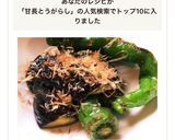 甘長（万願寺）とうがらしと茄子の焼いたん作り方5写真
