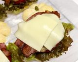 かぼちゃパンdeハンバーガー♡作り方6写真