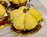 かぼちゃパンdeハンバーガー♡作り方7写真