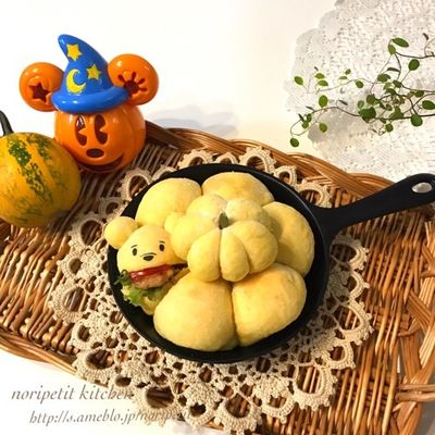 ハロウィン プーさんのちぎりパン♡ by noripetit 【クックパッド