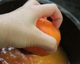 柿と濁り酒のふわっふわロールケーキ作り方2写真