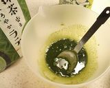 とろける抹茶ラテプリン 栗&みたらし餡作り方3写真
