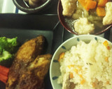 里芋とはまちの炊き込みごはん作り方9写真