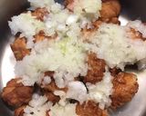 唐揚げの玉ねぎこぶおろしの煮物作り方5写真