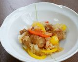 唐揚げの玉ねぎこぶおろしの煮物作り方9写真