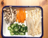 たっぷりエノキでウマウマとろみラーメン作り方1写真
