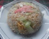 カニカマとレタスのチャーハン!作り方3写真