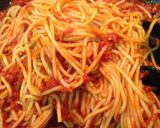 フライパンで簡単♪トマトスパゲティ作り方5写真