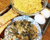 ☆辛ラーメン☆で牡蠣OKO♪作り方3写真