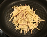 細切りさつま芋の、カリとろチーズ焼き！作り方3写真