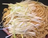 白髪ネギタップリ ペペロンチーノ作り方8写真