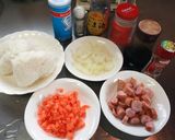 簡単！焦がし醤油が香ばしい♪黒チャーハン作り方1写真