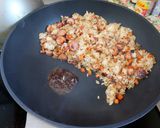 簡単！焦がし醤油が香ばしい♪黒チャーハン作り方6写真