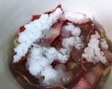 レンジで簡単！憧れのピンク色りんごジャム作り方7写真