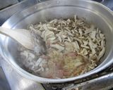 高齢者向け　きのこと大豆の豆乳ポタージュ作り方3写真