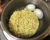 辛ラーメンのコシを楽しむ旨辛つけ麺♪作り方2写真