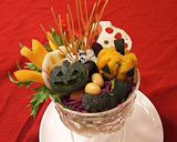 ハロウィン豆腐胡麻クリームサラダ素麺作り方11写真