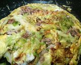 お好み焼き風キャベツオムレツ作り方5写真