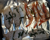 残ったお刺身の消費に♪海鮮しそ焼き作り方2写真