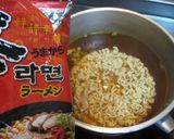 秋野菜の辛ラーメン作り方2写真