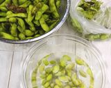 丹波黒豆の枝豆の炊き込みご飯。作り方1写真