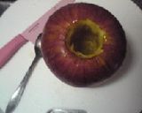 レンジでずぼら！焼きりんご？作り方1写真
