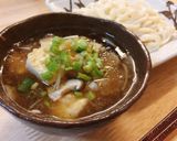 揚げ出し豆腐入り☆こぶおろしつけ汁うどん作り方6写真