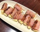 チーズのベーコン巻き作り方3写真