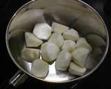 里芋のにくみそ煮作り方1写真