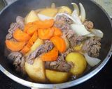 簡単比率★こっくり牛肉じゃが作り方5写真